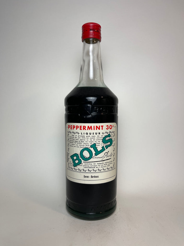 Erven Lucas Bols Crème de Menthe - 1970s (30%, 100cl)