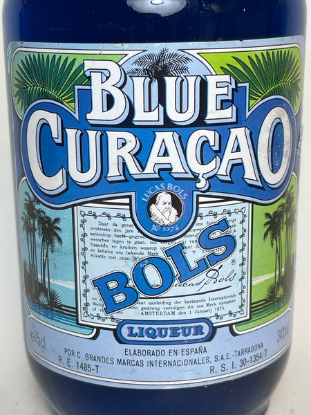 Erwin Lucas Bols Blue Curaçao - 1970s (34%, 75cl) – Old Spirits Company