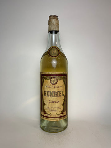 J. S. Woolley & Co.'s Kummel - Late 1940s / Early 1950s (ABV Not Stated, 70cl)