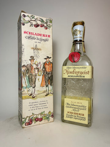 Alfred Schladerer Himbeergeist - 1970s (45%, 70cl)