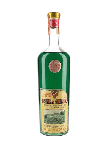 Brilli Virgilio Liquore Gemma di Ginepro - 1950s (41%, 100cl)