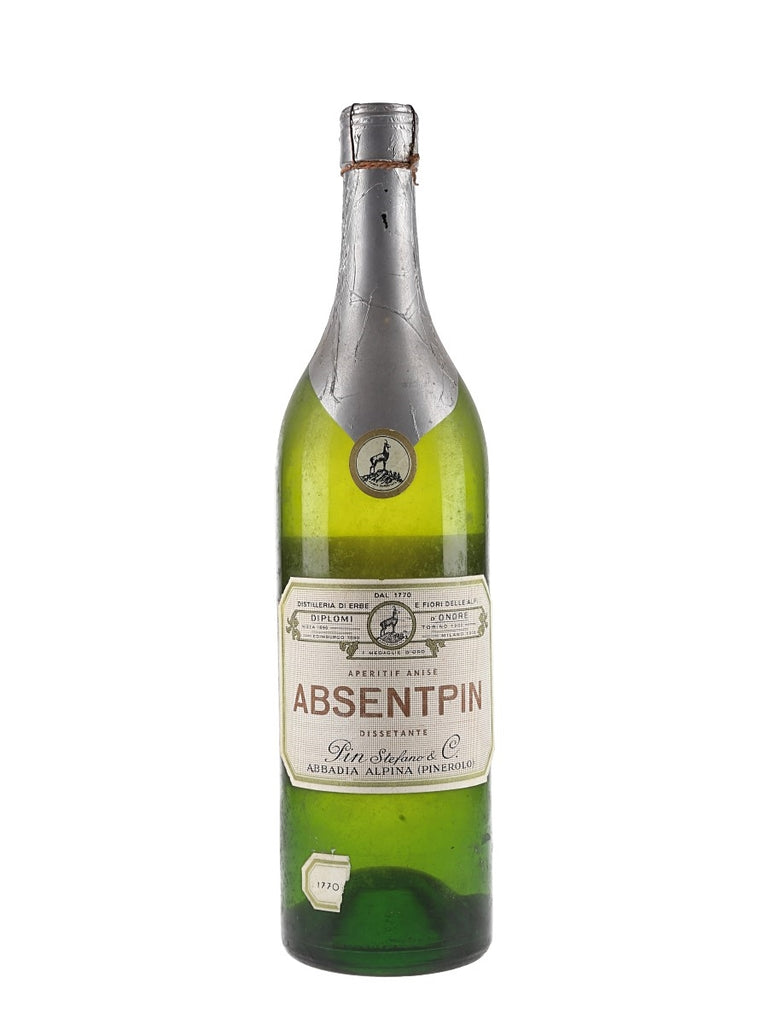 Stefano Pin Absentpin Aperitif Anise - 1950s (45%, 100cl)