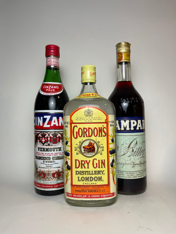 Three Liter 1970s Vintage Negroni Sets