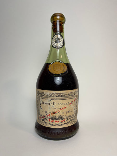 Bisquit Dubouché & Co. Grande Fine Champagne Vintage Cognac - 1914 Vin ...