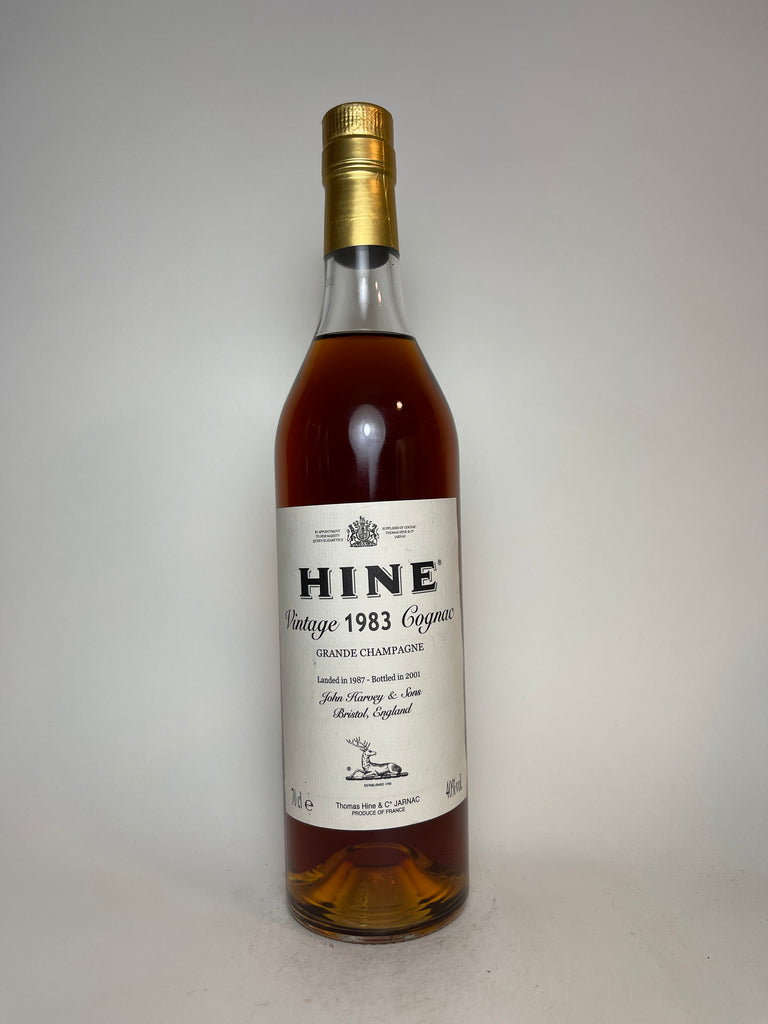 T. Hine Vintage Grande Champgane Cognac - Distilled 1983 / Landed 1987 / Bottled 2001 (40%, 70cl)