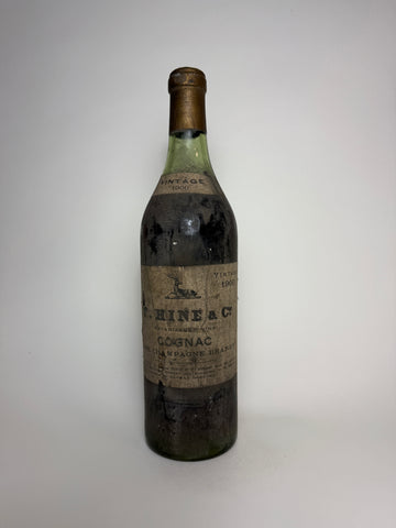 T. Hine & Co. Old Vintage Fine Champagne Brandy - 1900 Vintage / Bottled 1930s (ABV Not Stated, 70cl)