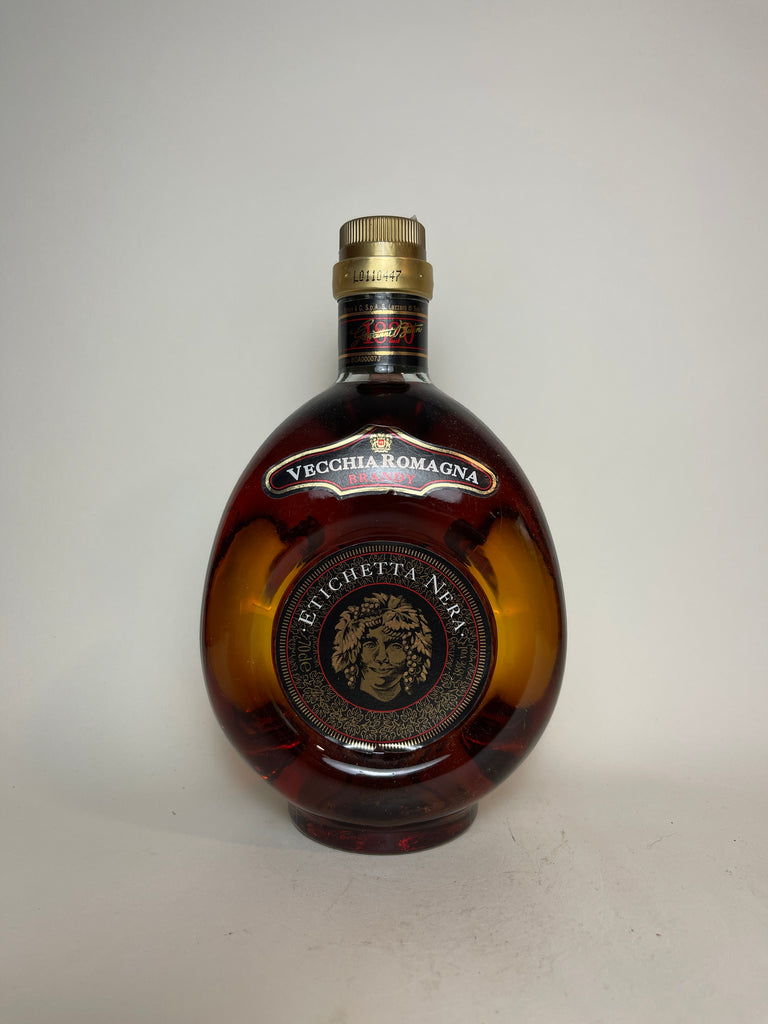 Giovanni Buton's Vecchia Romana Black Label Italian Grape Brandy - 1980s (38%, 70cl)