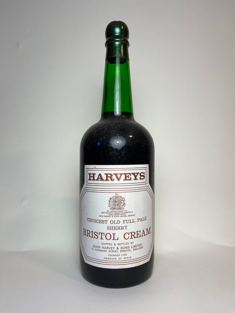 Harvey's Bristol Cream Choicest Old Full Pale Sherry - 1970s (ABV Not Stated, 100cl)