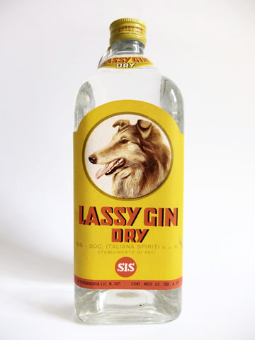 SIS Lassy Dry Gin - 1950s (44%, 75cl)