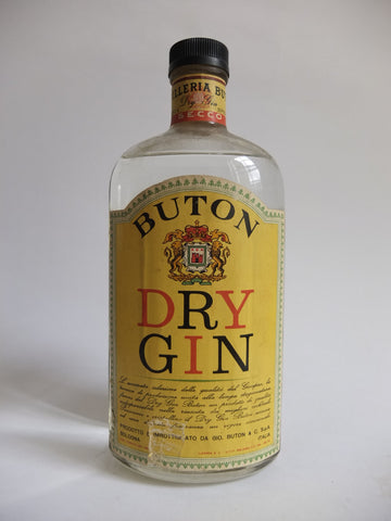 Buton Dry Gin - 1950s (45%, 75cl)