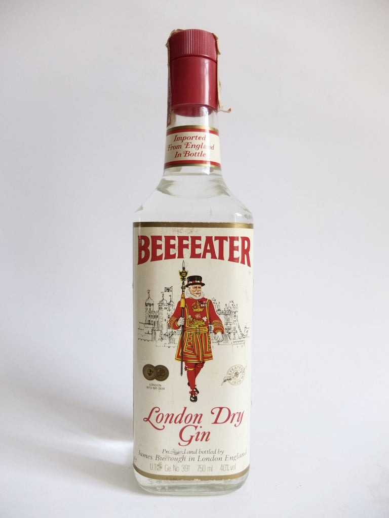 – Beefeater Dry Company Gin London 75cl) - (40%, Early 1980s Spirits Old