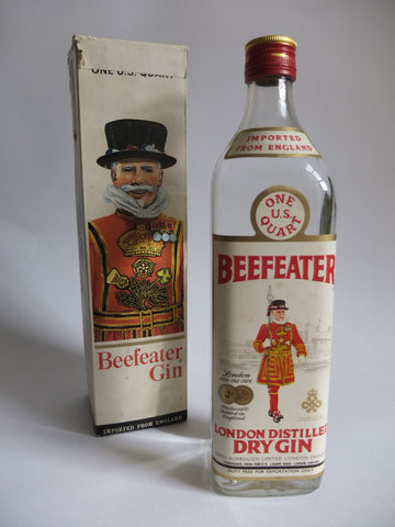 Beefeater London Distilled Dry Gin - Early 1970s	(40%, 94.6cl)