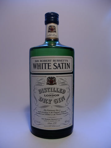 Sir Robert Burnett's White Satin London Dry Gin - 1970s (40%, 75cl)