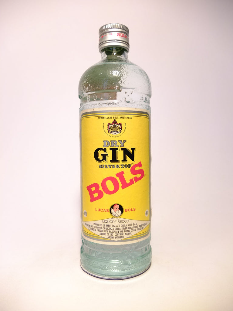 Bols Silver Top Dry Gin - 1970s (40%, 70cl)