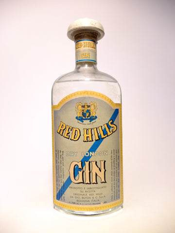 Buton Red Hills Dry Gin - 1949-59 (45%, 75cl)