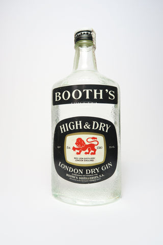 Booth's High & Dry London Dry Gin - 1970s (43%, 75cl)