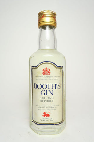 Booth's Gin - 1970s (40%, 18.75cl)