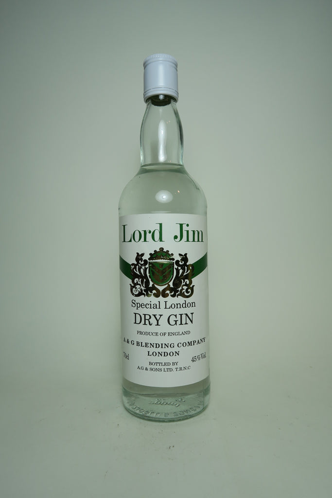 (40%, 70cl) Jim Company – - London 1970s Spirits Gin Dry Special Lord Old