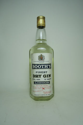 Booth's Finest Dry Gin - Dated 1966 (40%, 75cl)