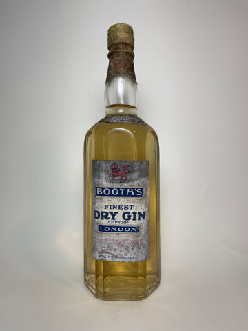 Booth's Finest Dry Gin - 1936-52 (40%, 75cl)