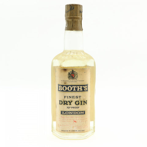 Booth's Finest Dry Gin - Dated 1961 (40%, 37.5cl)