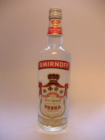 Smirnoff Vodka - 1970s (40%, 75cl)