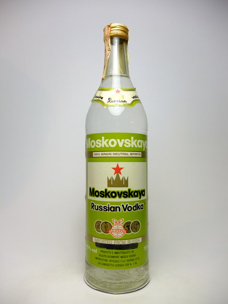 Moskovskaya Russian Vodka - Early 1990s	(40%, 70cl)