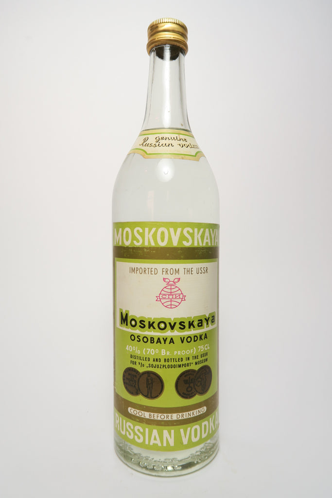 Moskovskaya Russian Vodka - 1970s (40%, 75cl)