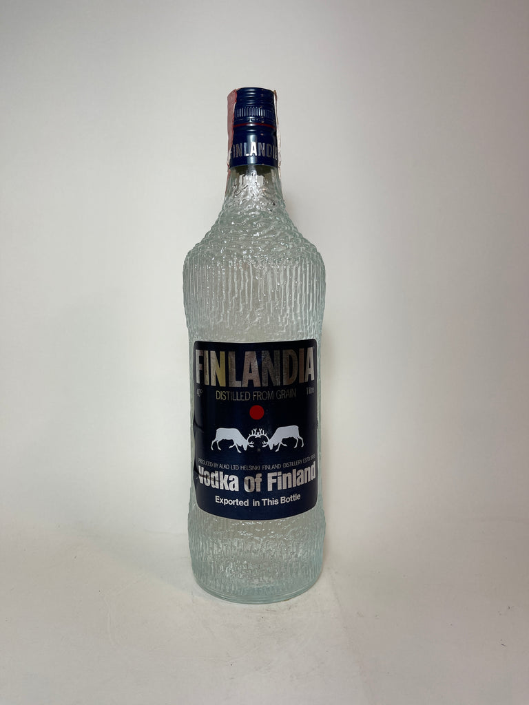 – Finlandia Vodka Spirits (40%, 1980s Company - Old 100cl)