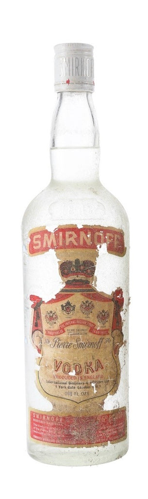 Smirnoff Red Vodka Spirits Old – Company (37.5%, Label 75cl) 1970s 
