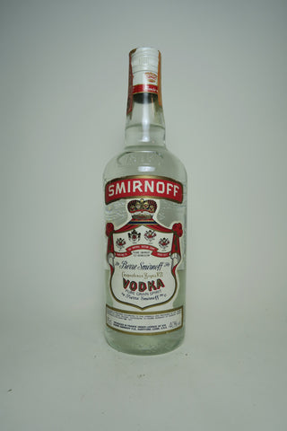 Smirnoff Red Label Vodka - 1980s (40%, 75cl)