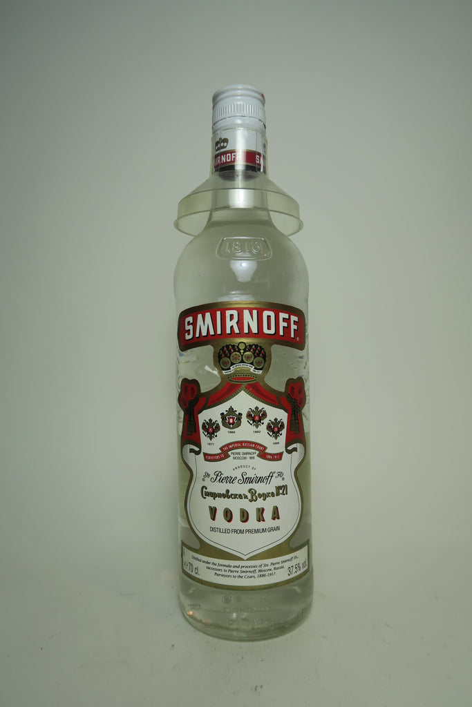 Smirnoff Red Label Vodka - 1980s (37.5%, 70cl)