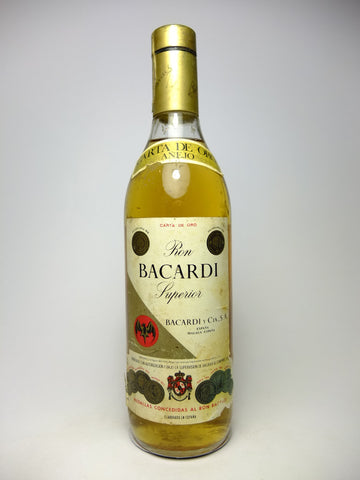 Bacardi Carta de Oro - 1970s (40%, 75cl)