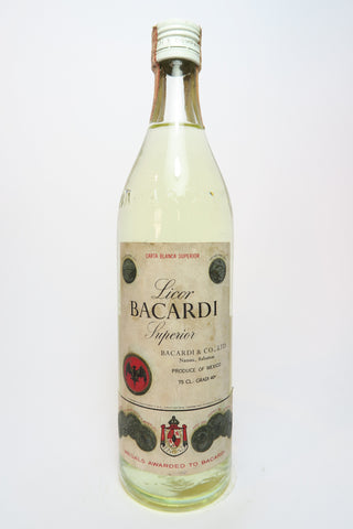 Bacardi Carta Blanca - 1960s (40%, 75cl)