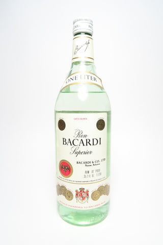 Bacardi Carta Blanca Rum - 1970s (40%, 100cl)