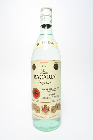 Bacardi Carta Blanca - 1970s (40%, 75cl)