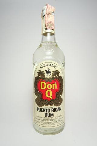 Serralles Don Q Puerto Rican Rum - 1970s (40%, 75cl)