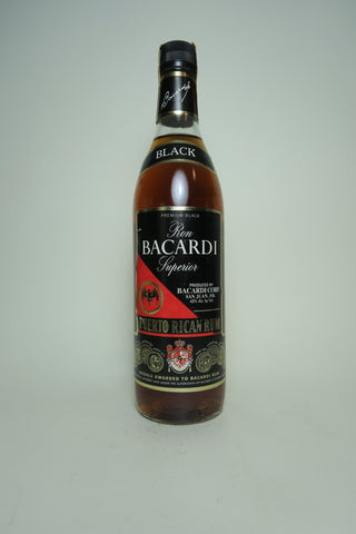 Bacardi Premium Black Rum - 1990s (40%, 75cl)