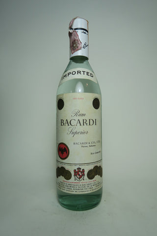 Bacardi Carta Blanca - 1970s (40%, 75cl)