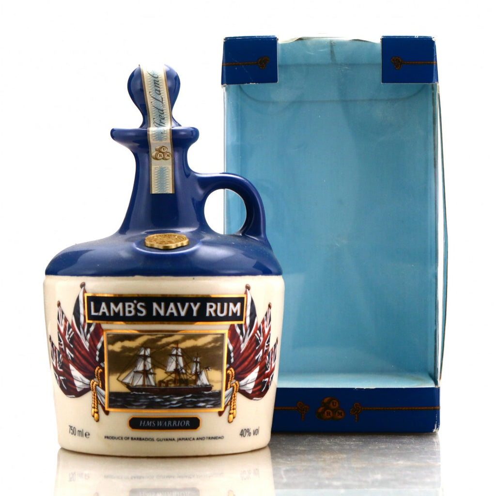 Lamb's Navy Rum HMS Warrior Flagon - 1980s (40%, 75cl)