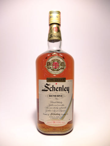 Schenley Reserve, 8YO Blended American Whiskey - 1960s (43%, 94.6cl)