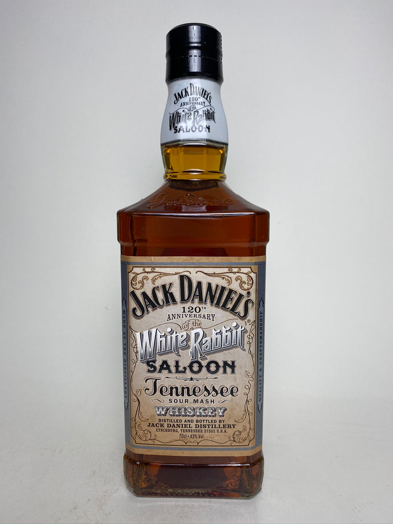 Jack Daniel's 120th Anniversary of the White Rabbit Saloon Tennessee Sour Mash Whiskey - Bottled 2012 (43%, 70cl)