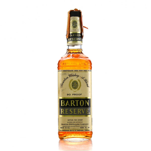 Barton Reserve 4YO Kentucky Blended Bourbon Whiskey - Bottled pre-1964 ...