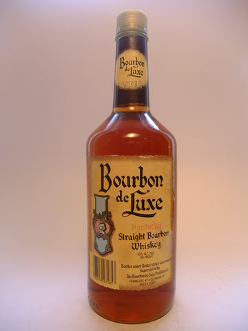 Bourbon de Luxe Kentucky Straight Bourbon Whiskey - Distilled 1987 / Bottled 1991 (40%, 100cl)