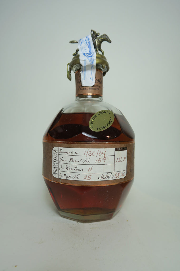 Blanton's Single Barrel Kentucky Straight Bourbon Whiskey - Dumped 30 January 2004 (68.4%, 70cl)