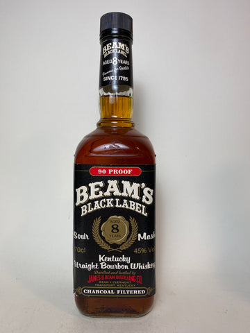 Jim Beam 8YO Sour Mash Kentucky Straight Bourbon Whiskey - Distilled 1980 / Bottled 1988 (45%, 70cl)