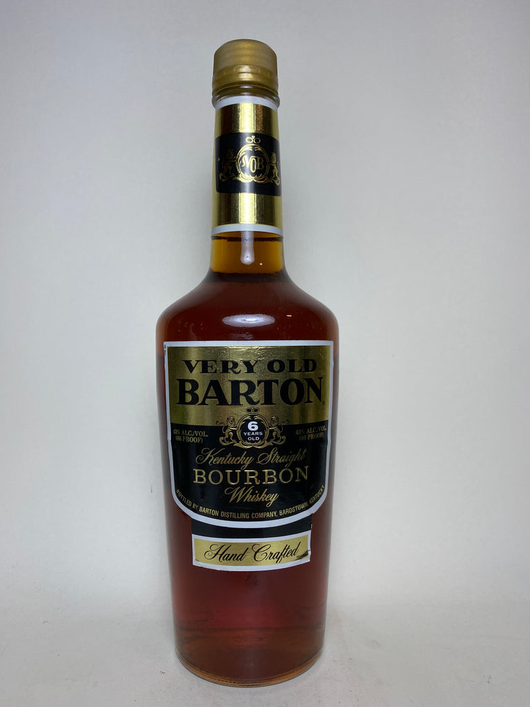 Very Old Barton 6YO Kentucky Straight Bourbon Whiskey - Distilled 1989 / Bottled 1995 (43%, 75cl)