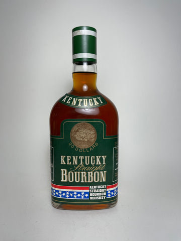 Barton 20 Dollars Kentucky Straight Bourbon Whiskey - 1970s (43%, 70cl)