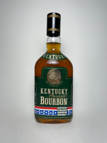 Barton 20 Dollars Kentucky Straight Bourbon Whiskey - 1970s (43%, 70cl)