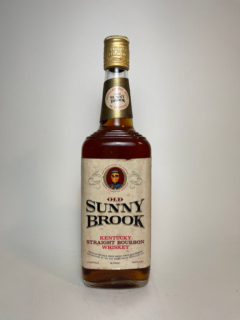 Old Sunny Brook 4YO Kentucky Straight Bourbon Whiskey - Late 1960s / Early 1970s (43%, 70cl)